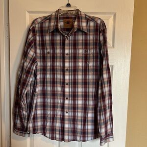 Boston Trader’s men’s plaid long sleeve button down shirt size XL